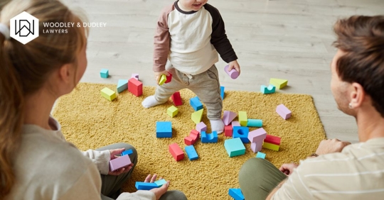 parents with their child